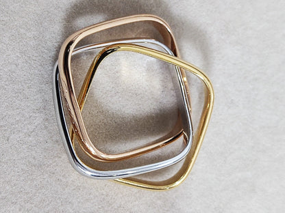 [Royal Jewelry]TRINITY RING GOLD PINK GOLD SILVER