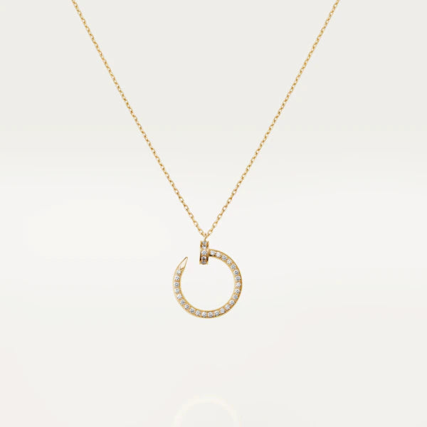 [Royal Jewelry]JUSTE NECKLACE GOLD DIAMONDS
