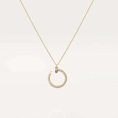 [Royal Jewelry]JUSTE NECKLACE GOLD DIAMONDS