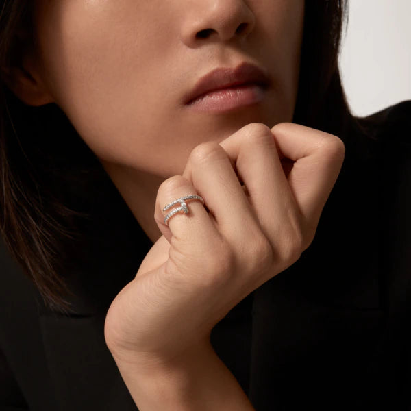 [Royal Jewelry]JUSTE RING 1.8MM SILVER DIAMONDS