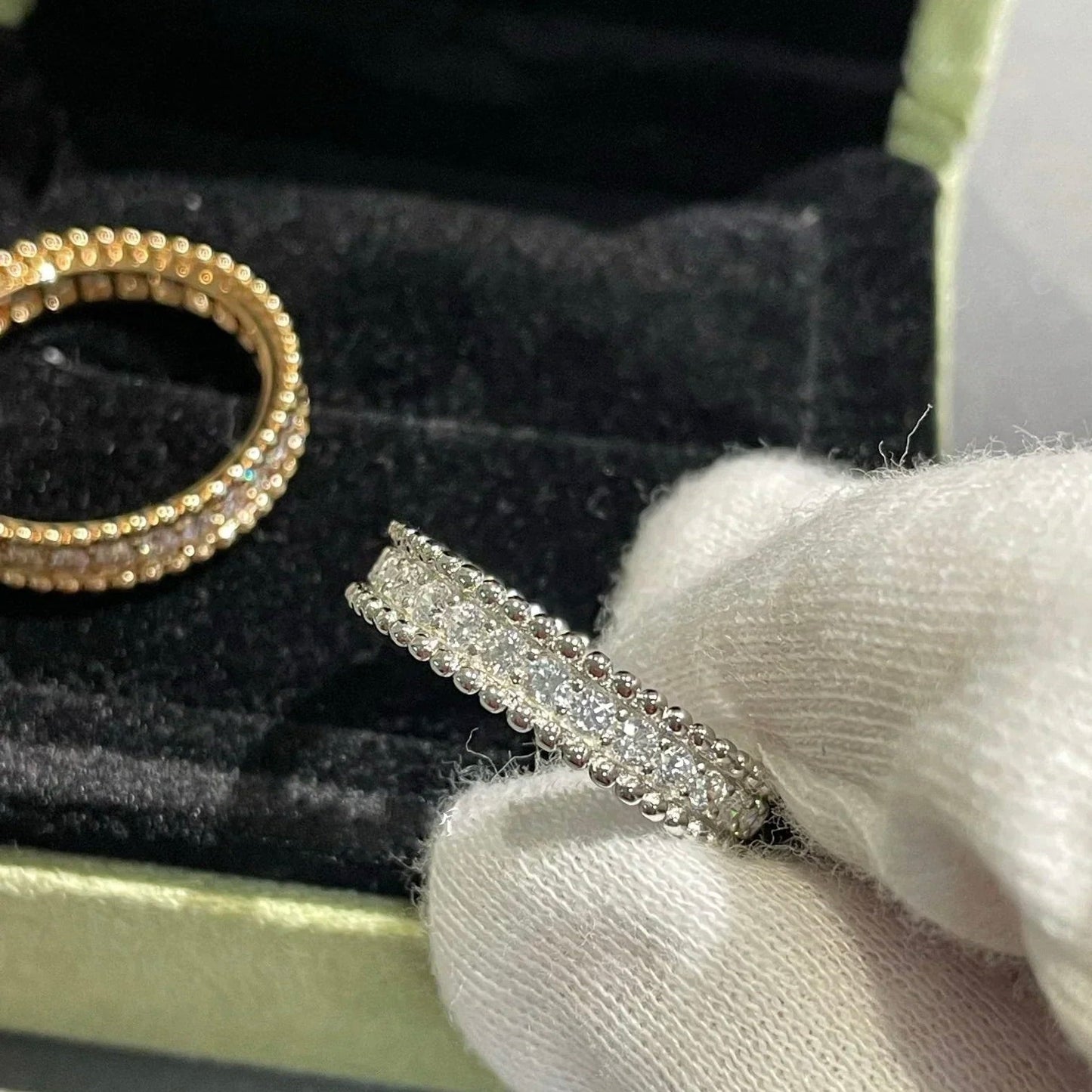 [Royal Jewelry]PERLEE DIAMOND ROSE GOLD RING
