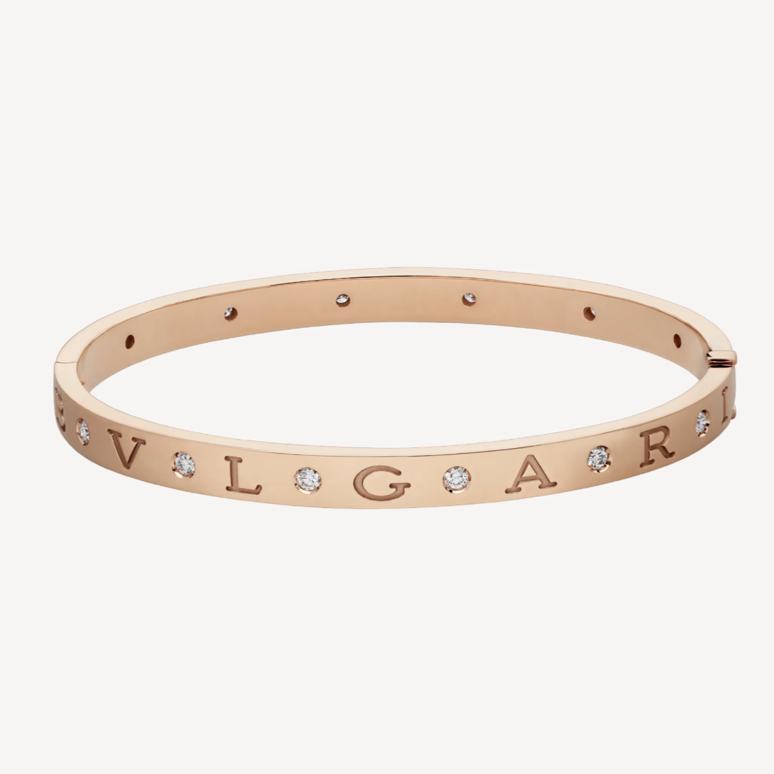 [Royal Jewelry]ZERO 1 PINK GOLD 12 DIAMONDS BRACELET