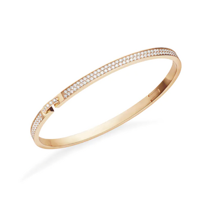 [Royal Jewelry]LIENS VIDENCE DIAMOND PAVED BRACELET