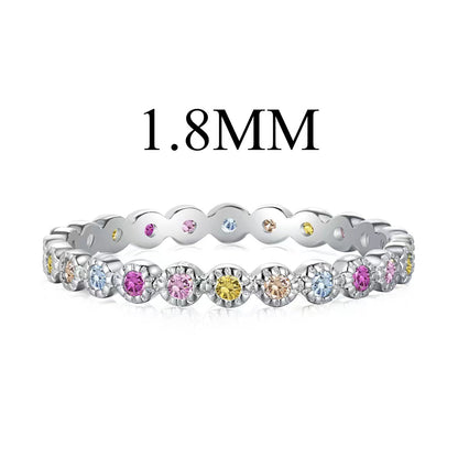 [Royal Jewelry]Unique Scintillating Round Cut Daily Ring