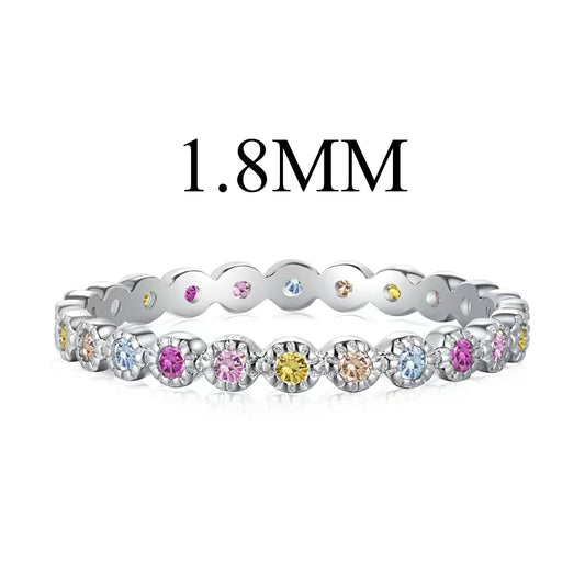 [Royal Jewelry]Unique Scintillating Round Cut Daily Ring