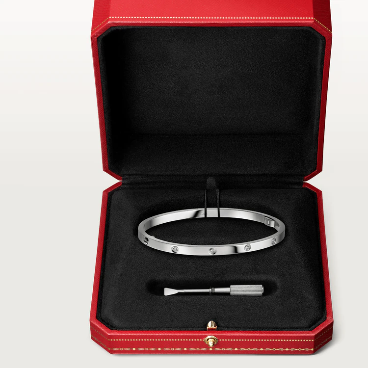 [Royal Jewelry]LOVE BRACELET 3.65MM 10 DIAMONDS