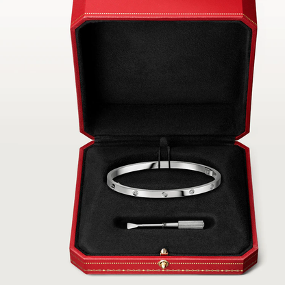 [Royal Jewelry]LOVE BRACELET 3.65MM 10 DIAMONDS