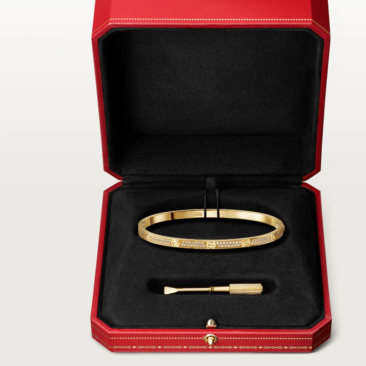 [Royal Jewelry]LOVE BRACELET 3.65MM DIAMOND-PAVED
