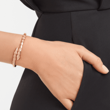 [Royal Jewelry]SERPENTI VIPER PINK GOLD BRACELET