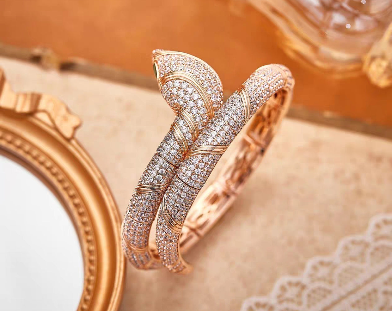 [Royal Jewelry]HAUTE COUTURE GOLD SERPENTI BRACELET