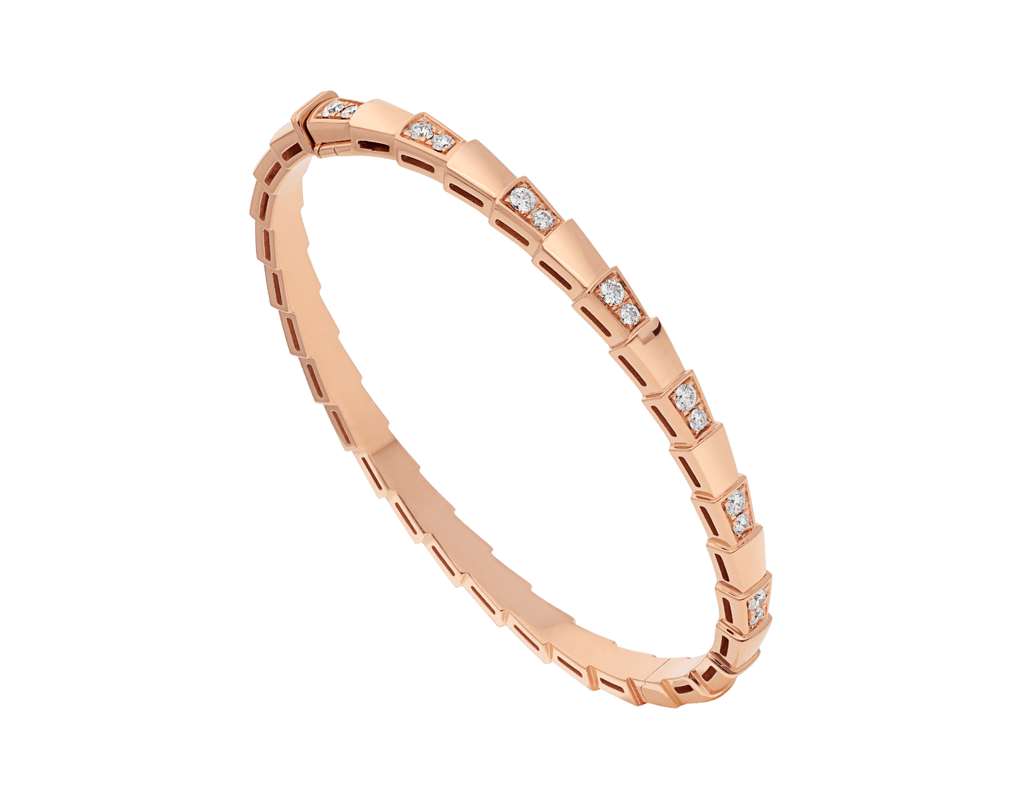 [Royal Jewelry]SERPENTI SMALL BRACELET PINK GOLD DIAMOND