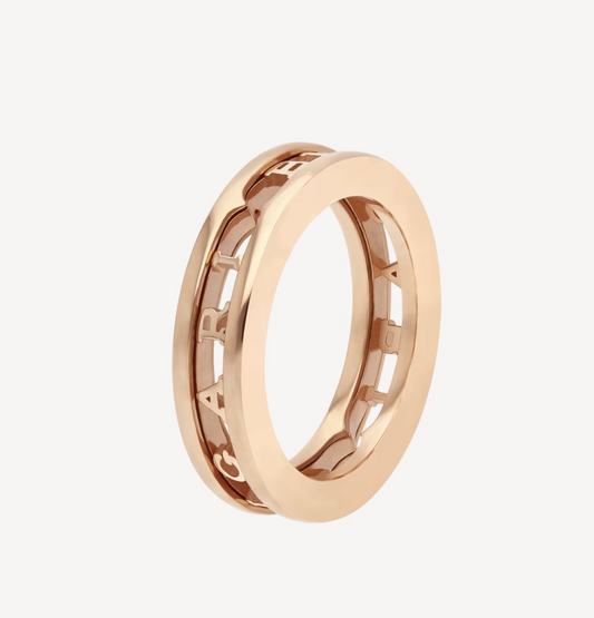 [Royal Jewelry]ZERO 1 ONE-BAND WITH OPENWORK LOGO SPIRAL RING