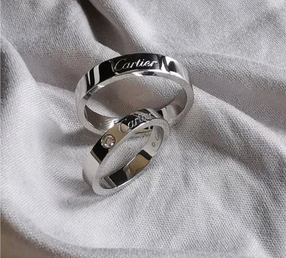 [Royal Jewelry]C PLATINUM 1 DIAMOND RING