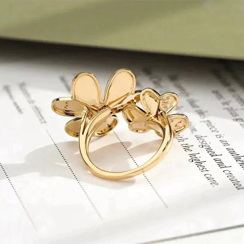 [Royal Jewelry]CLOVER COMOS GOLD DIAMOND RING