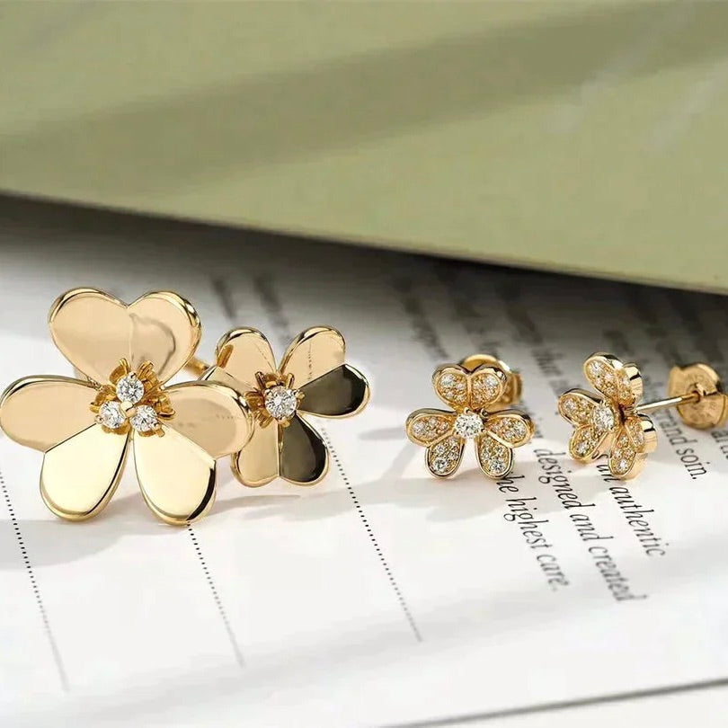 [Royal Jewelry]CLOVER COMOS GOLD DIAMOND RING