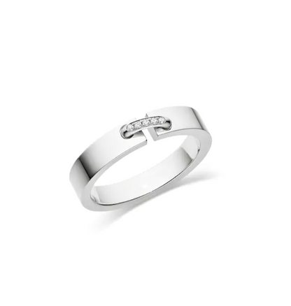 [Royal Jewelry]ALLIANCE LIENS VIDENCE DIAMOND 4MM RING