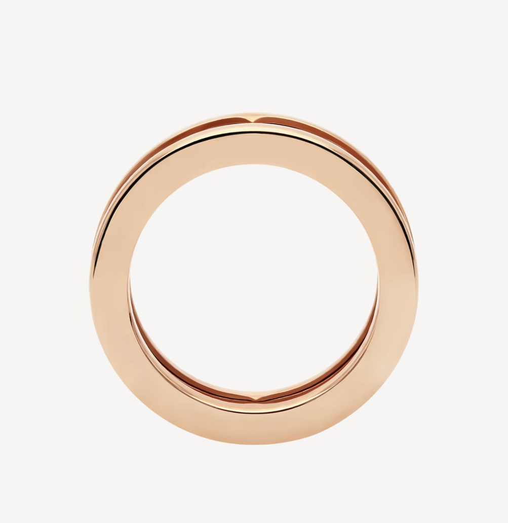 [Royal Jewelry]ZERO 1 ONE-BAND WITH OPENWORK LOGO SPIRAL RING