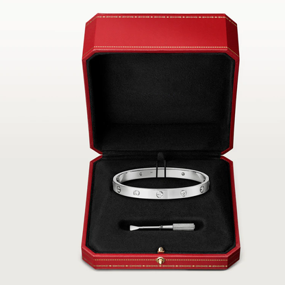 [Royal Jewelry]LOVE BRACELET 6.1MM 4 DIAMONDS