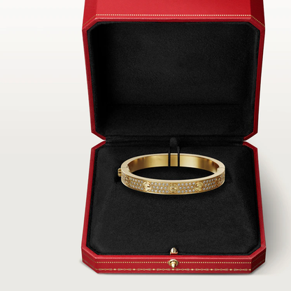 [Royal Jewelry]LOVE BRACELET 6.1MM DIAMOND-PAVED