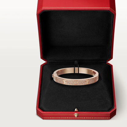 [Royal Jewelry]LOVE BRACELET 6.1MM DIAMOND-PAVED