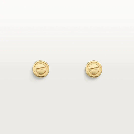 [Royal Jewelry]LOVE EARRINGS GOLD 10MM