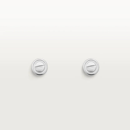 [Royal Jewelry]LOVE EARRINGS SILVER 10MM