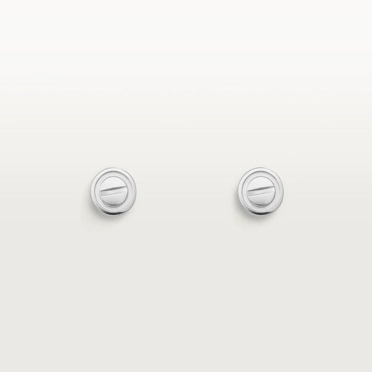 [Royal Jewelry]LOVE EARRINGS SILVER 10MM