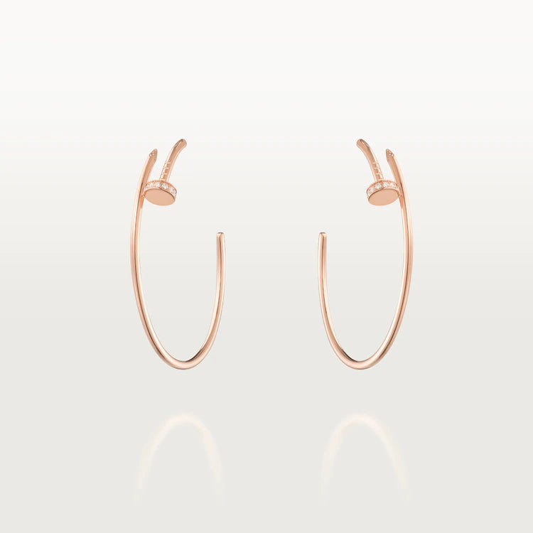 [Royal Jewelry]JUSTE EARRINGS DIAMONDS 1.8MM