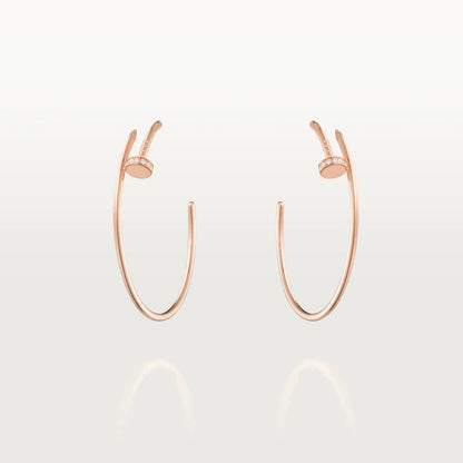 [Royal Jewelry]JUSTE EARRINGS DIAMONDS 1.8MM