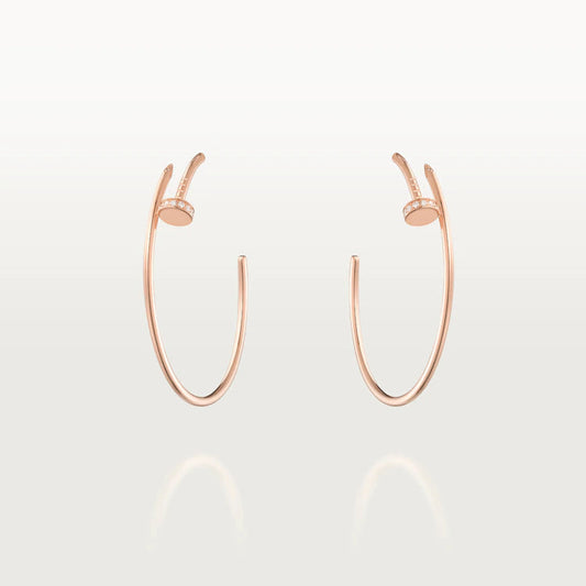 [Royal Jewelry]JUSTE EARRINGS DIAMONDS 1.8MM