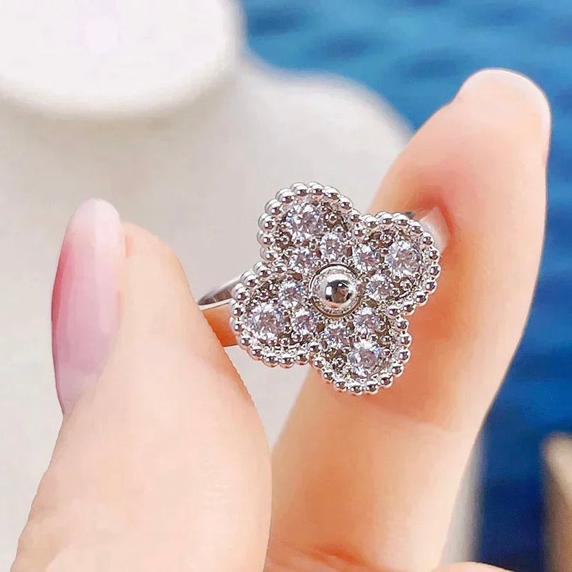 [Royal Jewelry]CLOVER DIAMOND RING