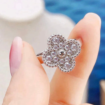 [Royal Jewelry]CLOVER DIAMOND RING