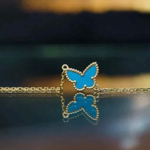 [Royal Jewelry]BUTTERFLY TURQUOISE BUTTERFLY BRACELET