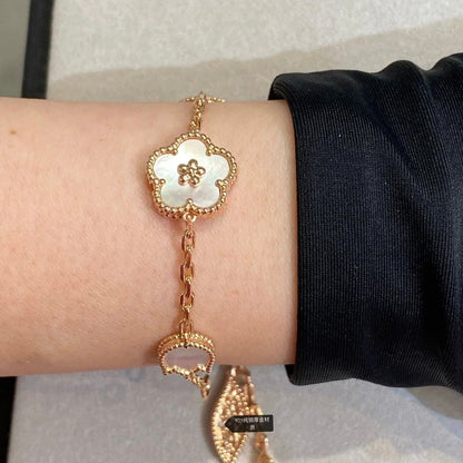 [Royal Jewelry]LUCKY SPRING 5 MOTIF BRACELET