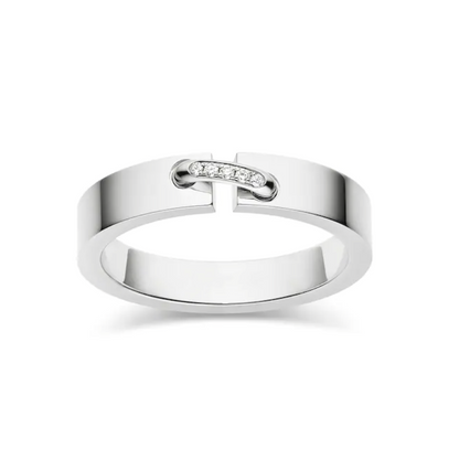 [Royal Jewelry]ALLIANCE LIENS VIDENCE DIAMOND 4MM RING