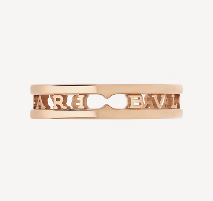 [Royal Jewelry]ZERO 1 ONE-BAND WITH OPENWORK LOGO SPIRAL RING