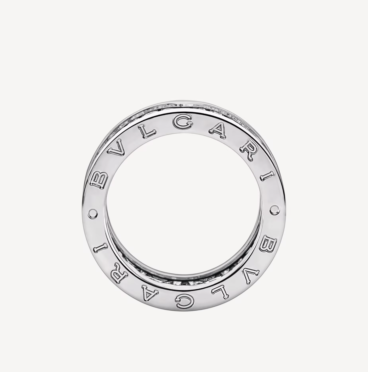 [Royal Jewelry]ZERO 1 WITH PAVED DIAMONDS ON THE SPIRAL RING