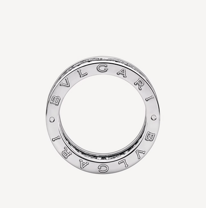 [Royal Jewelry]ZERO 1 WITH PAVED DIAMONDS ON THE SPIRAL RING