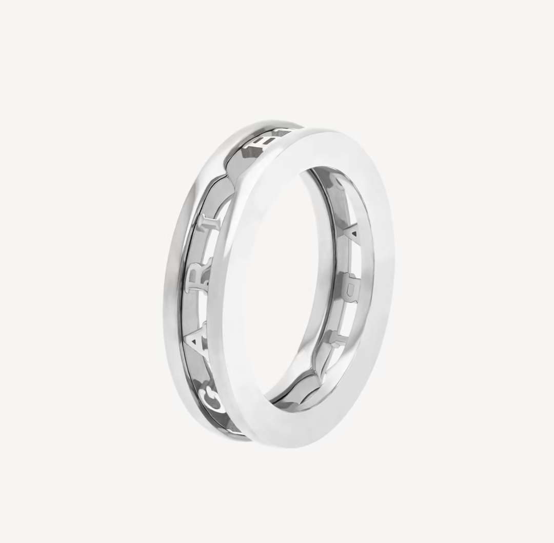 [Royal Jewelry]ZERO 1 ONE-BAND WITH OPENWORK LOGO SPIRAL RING