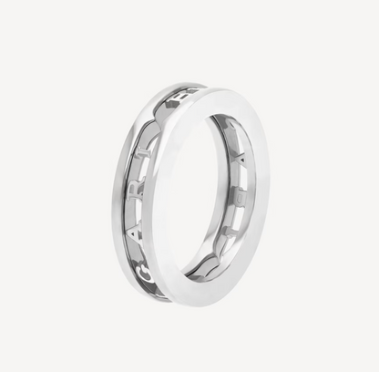 [Royal Jewelry]ZERO 1 ONE-BAND WITH OPENWORK LOGO SPIRAL RING