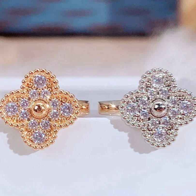 [Royal Jewelry]CLOVER DIAMOND RING