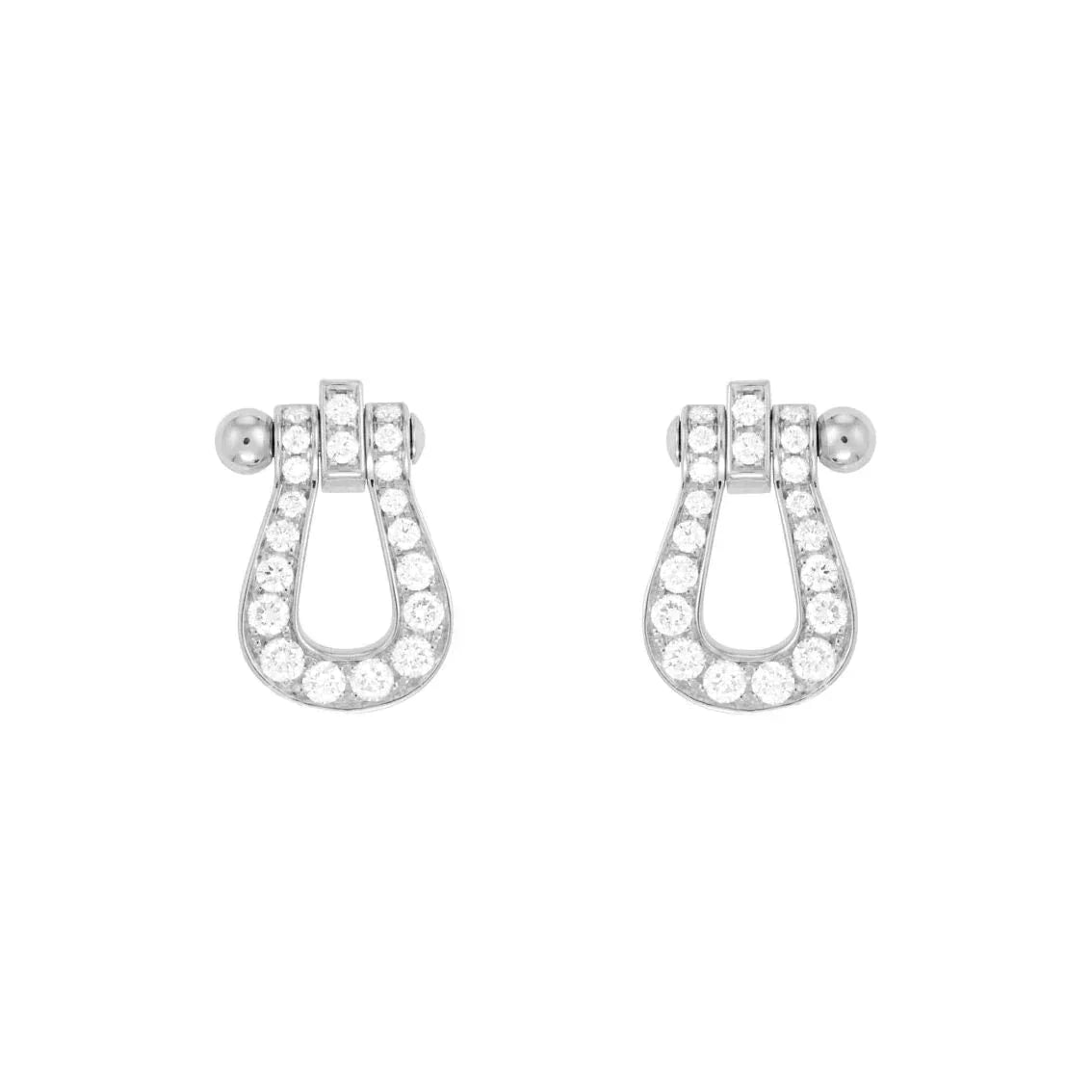 [Royal Jewelry]FORCE 10 FULL DIAMOND STUD EARRINGS MINI MODEL