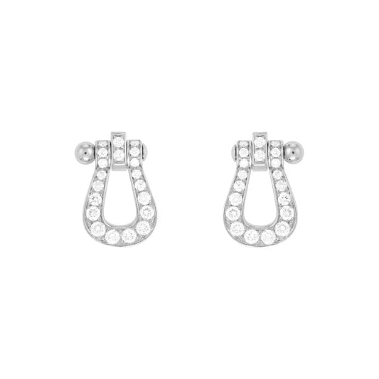 [Royal Jewelry]FORCE 10 FULL DIAMOND STUD EARRINGS MINI MODEL