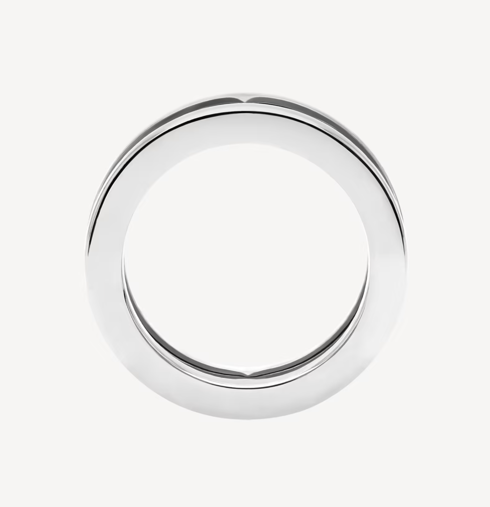 [Royal Jewelry]ZERO 1 ONE-BAND WITH OPENWORK LOGO SPIRAL RING