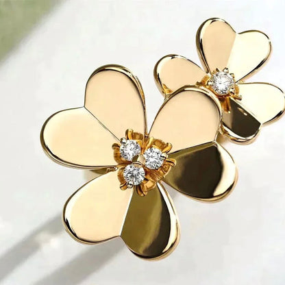 [Royal Jewelry]CLOVER COMOS GOLD DIAMOND RING
