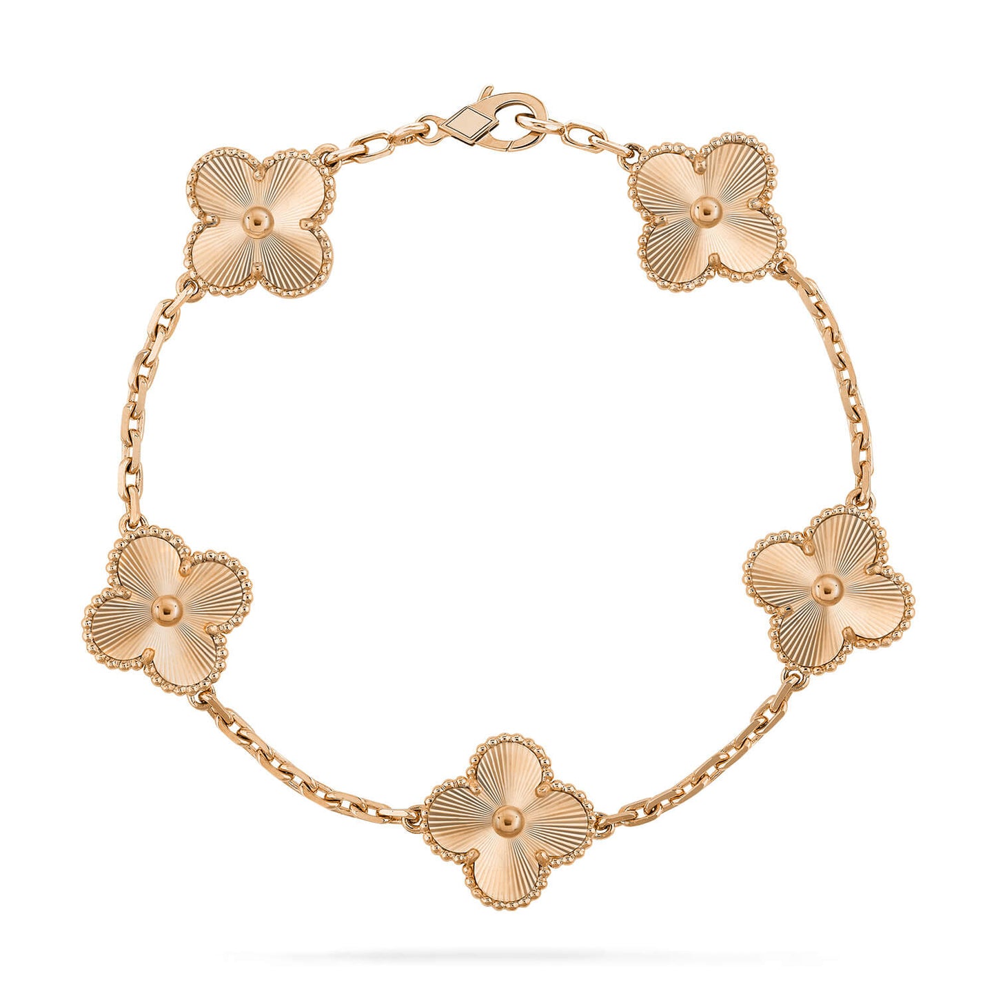 [Royal Jewelry]CLOVER 5 FLOWERS LASER BRACELET