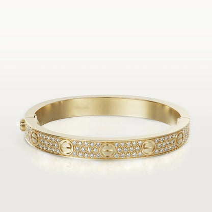 [Royal Jewelry]LOVE BRACELET 6.1MM DIAMOND-PAVED