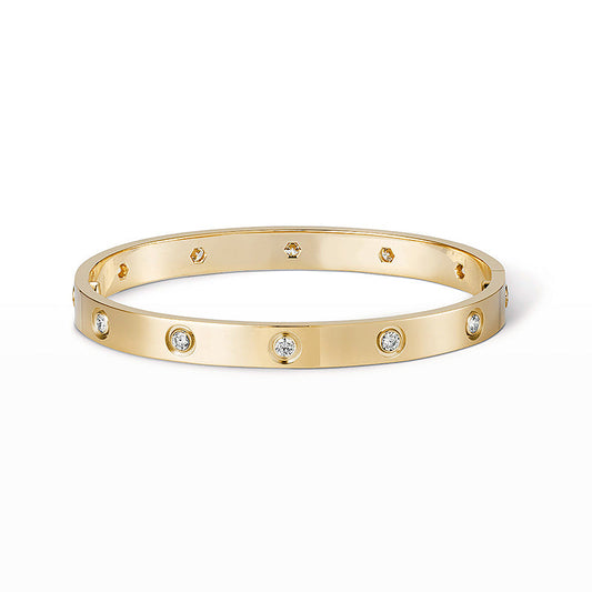 [Royal Jewelry]LOVE BRACELET 6.1MM 10 DIAMONDS