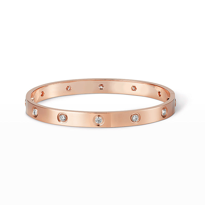 [Royal Jewelry]LOVE BRACELET 6.1MM 10 DIAMONDS