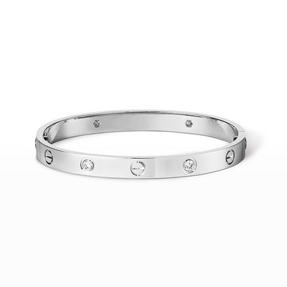 [Royal Jewelry]LOVE BRACELET 6.1MM 4 DIAMONDS